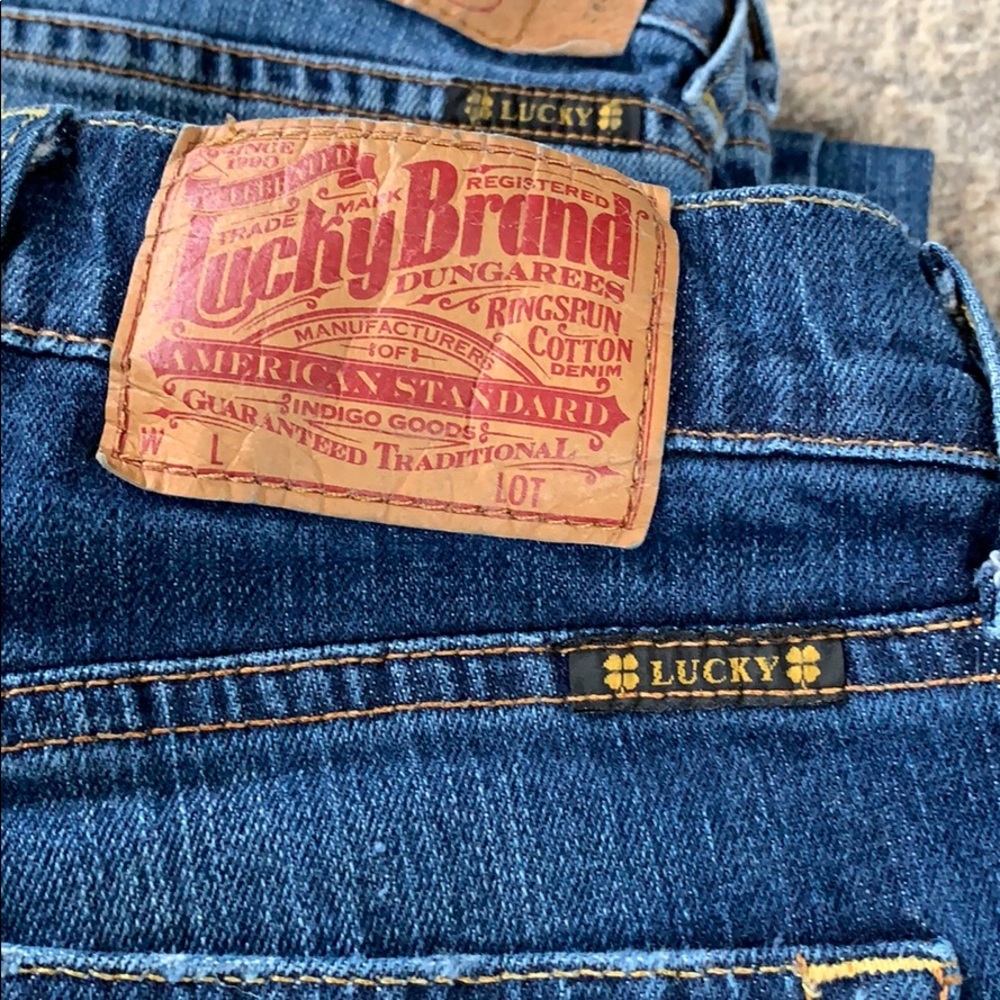 Lucky brand darker wash. Sweet n Low reg length